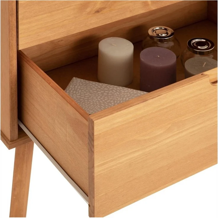 IDIMEX Sideboard TIVOLI, moderne Kommode mit 2 Türen und 2 Schubladen, Skandi gebeizt – Bild 3