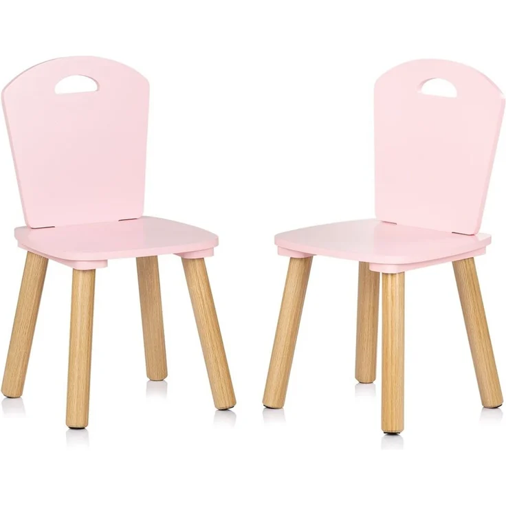 Chipolino Kinder Tischset Holztisch, 2 Holzstühle, Kindersitzgruppe, 3-teilig pink – Bild 3