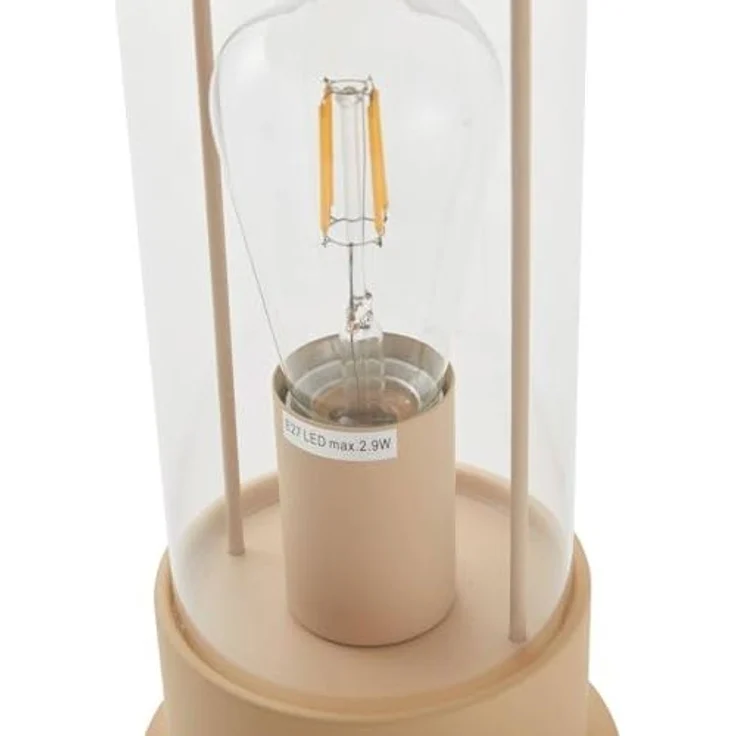 Lindby Außen-Tischleuchte Yvette, LED, Metall, Creme warmweiß IP44, 1 x 2 W LED, warmweiß – Bild 4