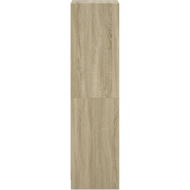 vidaXL Highboard mit Glastüren Sonoma-Eiche 35x37x142 cm 836436 – Bild 3