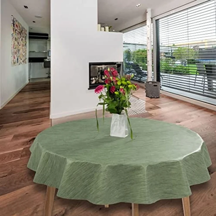 laro Tischdecke Wachstuch-Tischdecke Wachstischdecke Tischwäsche Abwaschbar – Bild 1