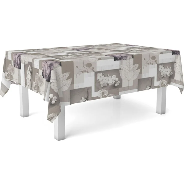 ECOMMERC3 Wachstuch, rechteckig, Größe 220x140 cm, Stil, Haltbarkeit und einfache Reinigung für Ihren Tisch – Wachstuch-Tischdecke, schmutzabweisend und wasserdicht, Einfarbig