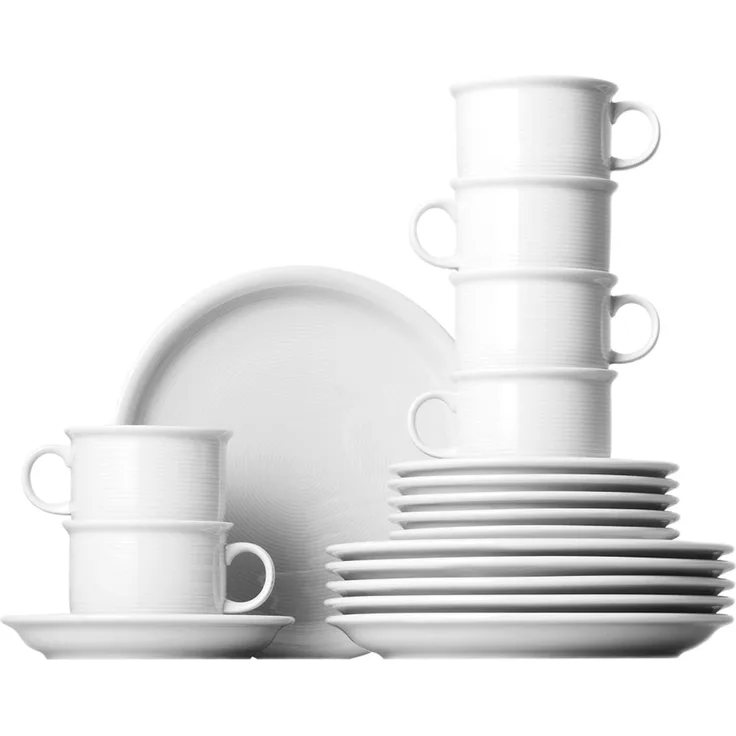 Thomas Trend Weiss Kaffeeset 18-teilig - A