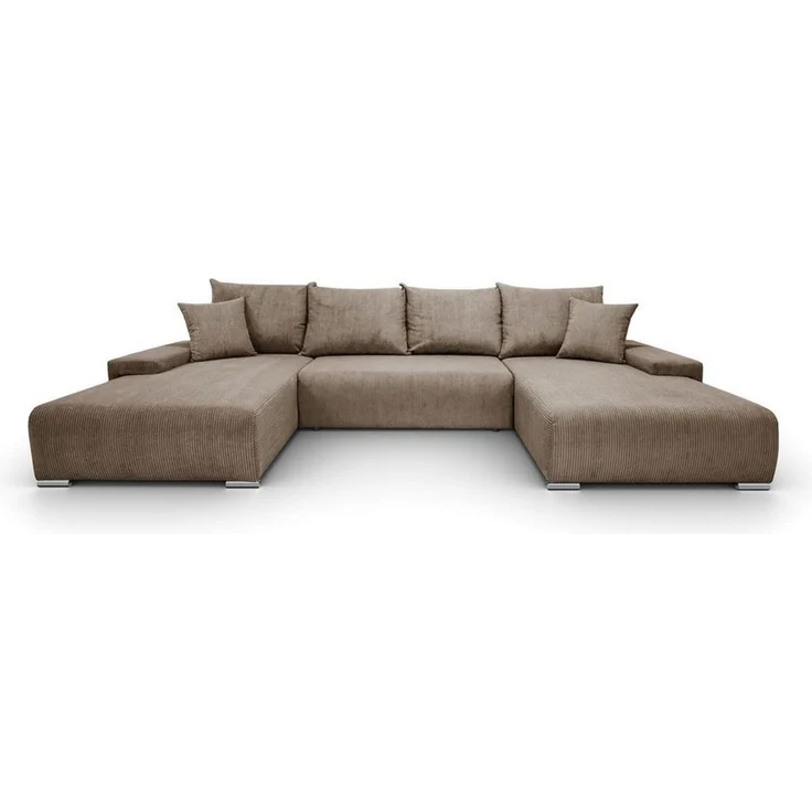 Lookway Wohnlandschaft LAVIO U – großes Ecksofa in U-Form, modernes Design, 348x188x93 cm – Bild 2