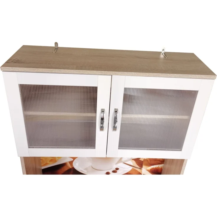 HTI-Living Hochschrank Küchenbuffet 1 Schublade Blanca Bistro (Stück, 1-St, 1x Schrank Blanca, ohne Dekoration) Küchenschrank Hochschrank – Bild 3