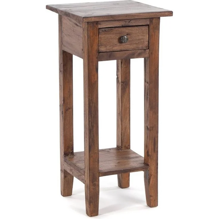 DESIGN DELIGHTS Telefontisch TELEFONTISCH "DRAWER 65", Mahagoni, 65x31x31 cm, Beistelltisch, Far – Bild 1