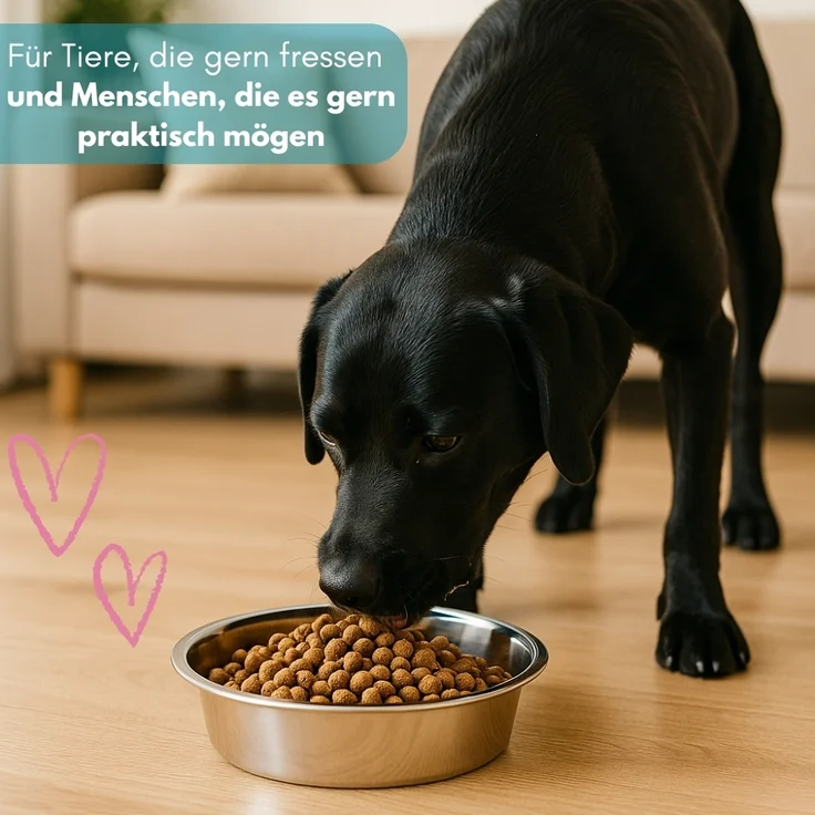 Standard Edelstahl Napf 29 cm 4200 ml Futternapf Wassernapf Hunde Katzen Hundenapf Katzennapf Freßnapf Ersatznapf Rostfrei – Bild 7
