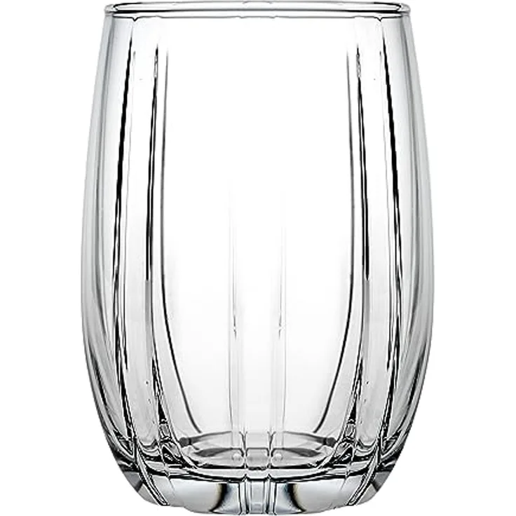 Pasabahce LINKA 420302 6er Set Wassergläser Kurz Fackelglas Wasserglas 240 ml