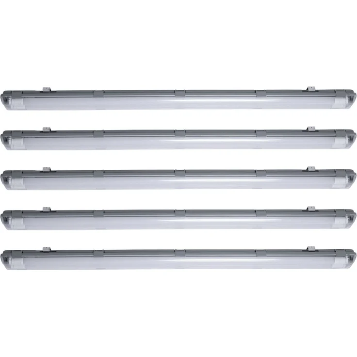 5er Set LED Wannenleuchten, 4000 Lumen, kaltweiß, L 156 cm VT-15022 – Bild 1