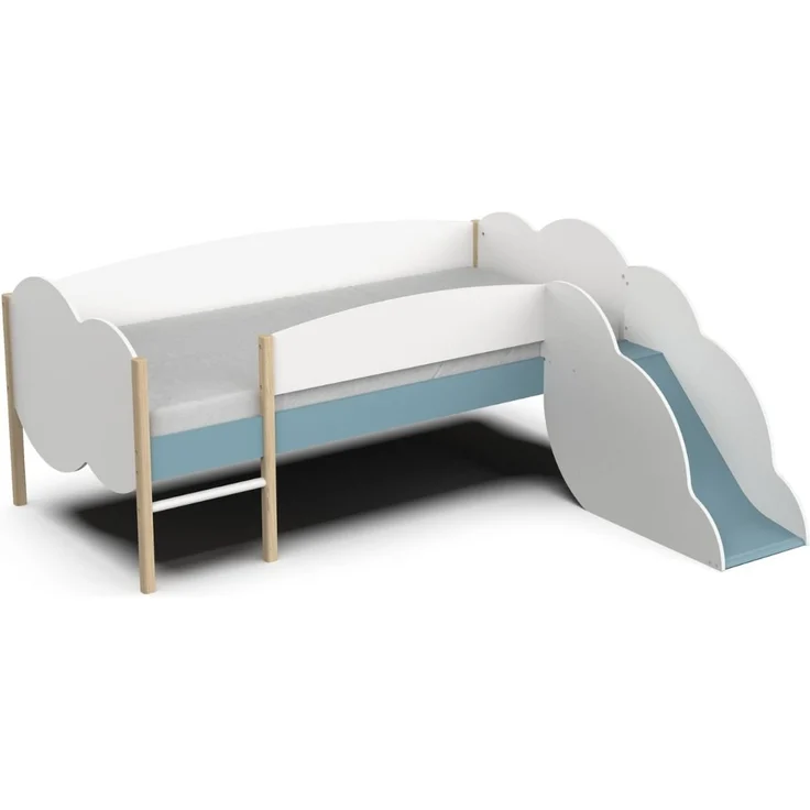 Calicosy Set Rutschbett Wolke und 2 Schubladen - LONGANE - Weiß – Bild 3
