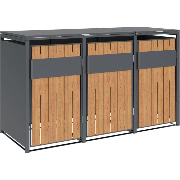 Westmann Varius 3 | Metall Mülltonnenbox 3er | – Bild 2