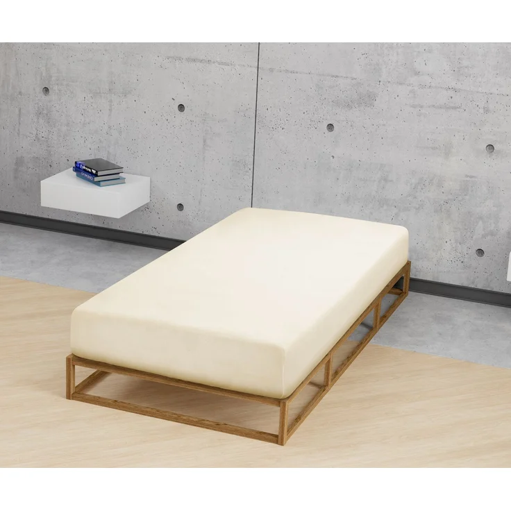 biberna Jersey-Elastic-Spannbetttuch , kitt, 1x 180x200 cm - 200x220 cm – Bild 3