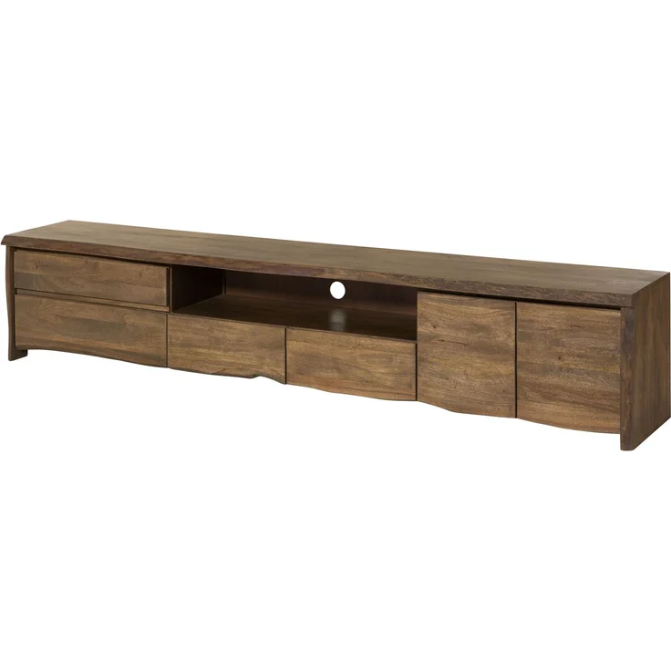 TV-Board Mango 260 x 45 x 50 braun geölt PURE MANGO #225 – Bild 1