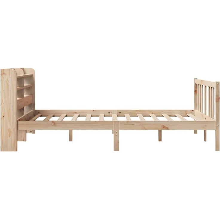Doppelbett, Bettgestell Modernen mit Kopfteil ohne Matratze 135x190 cm d870e – Bild 7