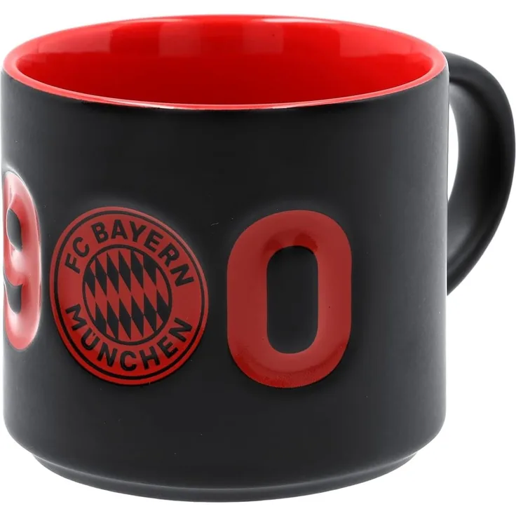 FC Bayern München Tasse FC Bayern München I Tasse 1900, Schwarz I 0,4l, Keramik
