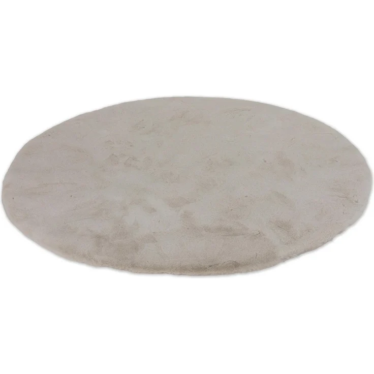 SCHÖNER WOHNEN-Kollektion Fellteppich Tender, rund, Höhe: 26 mm, besonders weich durch Microfaser, Kunstfell, waschbar, Wohnzimmer – Bild 5