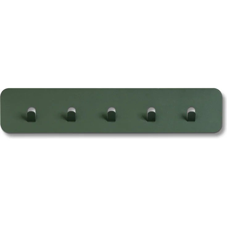 Garderobenleiste >Tilly< in grün, Metall - 50x10x3cm (BxHxT) – Bild 1