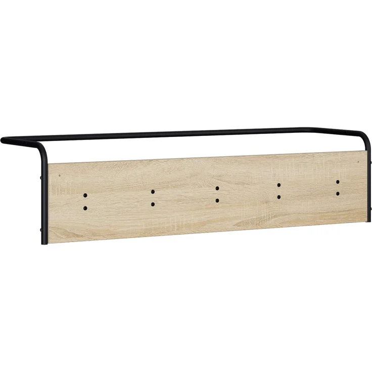 vidaXL Garderobenständer 100 x 30 x 25 cm Sonoma-Eiche Holzwerkstoff 8014089 – Bild 4