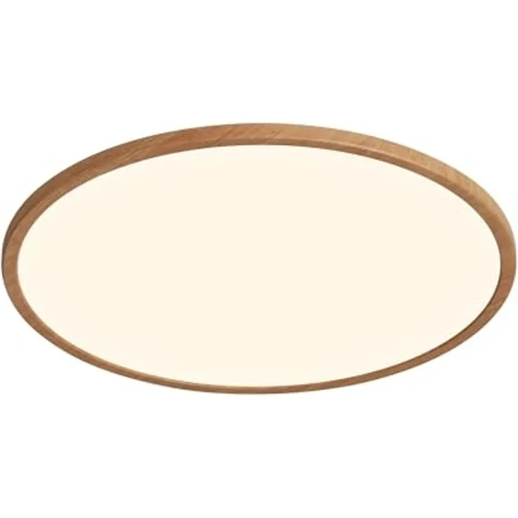 LED Deckenlampe holzfarben Nordlux Oja 42 IP54 2150lm 2700K dimmbar