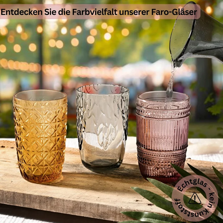 SÄNGER Trinkgläser Set Faro 6 teilig – Bild 6