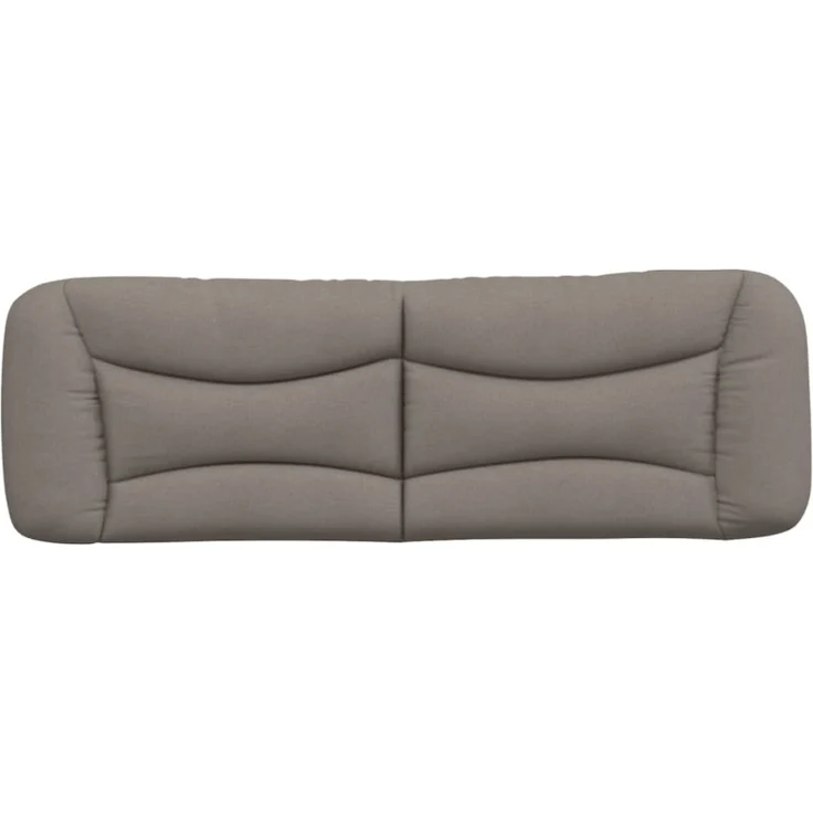 vidaXL Kopfteil-Kissen Taupe 160 cm Stoff – Bild 10