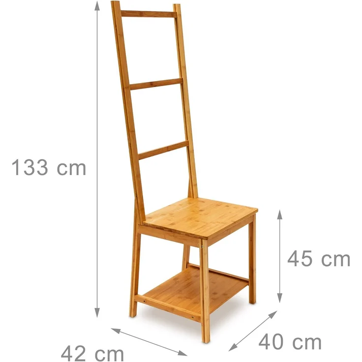 Kleiderstuhl Bambus – Bild 5