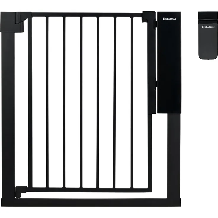 Badabulle Treppenschutzgitter Safe&Pass | Türschutzgitter für Öffnungen zwischen 75 und 81,5 cm | Automatische Entriegelung mit Sensor