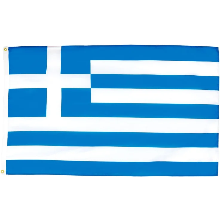 AZ FLAG 2er-Set Flaggen Griechenland 150x90 cm Polyester 100D 2 Ösen