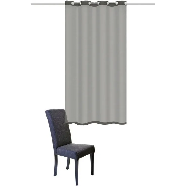 Home Basics Vorhang DOLLY, 1 Stück, Ösen, transparent, gemusterter Stoff (1 St), Ösen, transparent, Voile, Ösenschal DOLLY