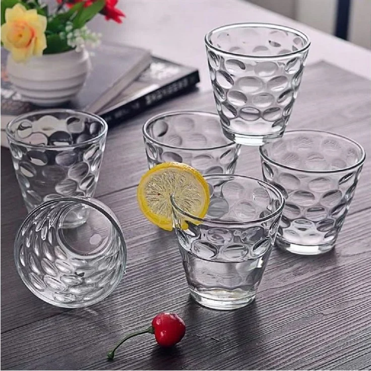 6 x Trinkglas Gläserset 270ml H 8cm Wasser, Cocktail, Whisky-Gläser G10 – Bild 2