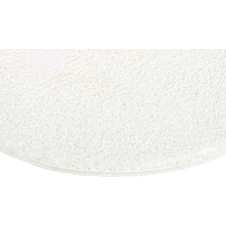 Brandsseller Badematte Ø 60 cm Badvorleger Badteppich Rund Weiß – Bild 4