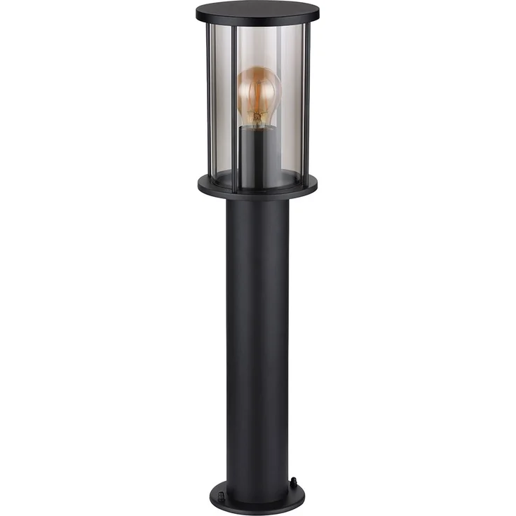 Stehlampe Außenleuchte, Metall, schwarz, wetterfest, H 60 cm – Bild 7