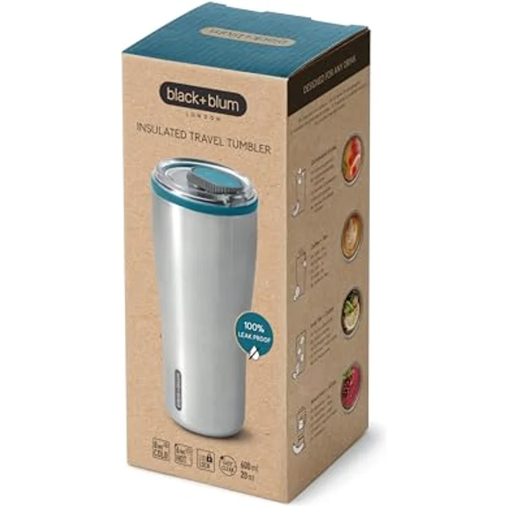 black+blum Travel Tumbler Edelstahl – Bild 3