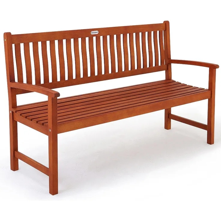 Deuba Gartenbank Maxima, Sitzbank Holz FSC®-zertifiziert 480kg Belastbar Garten Eukalyptus
