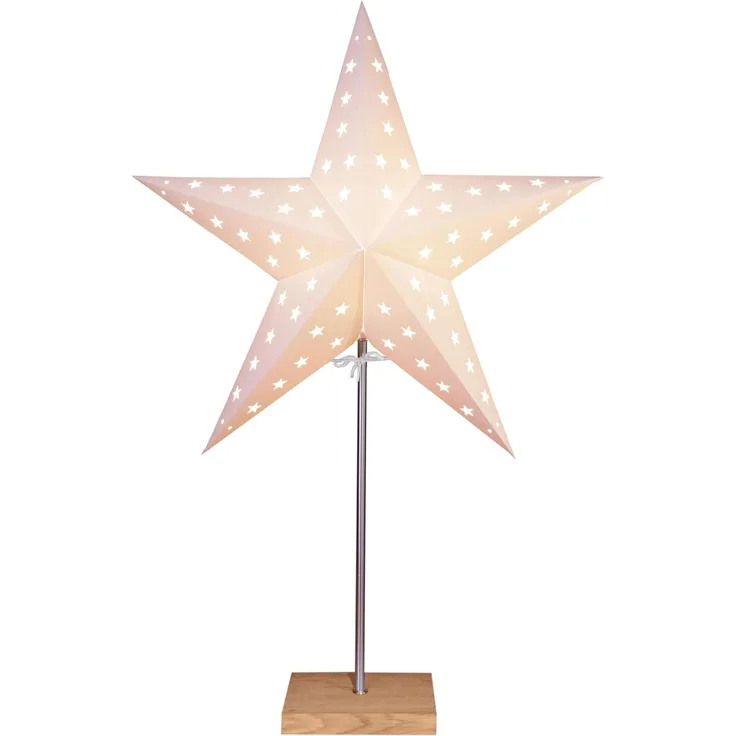 Star Leo Standleuchte, Papier, Beige/Braun, 60 x 43 cm