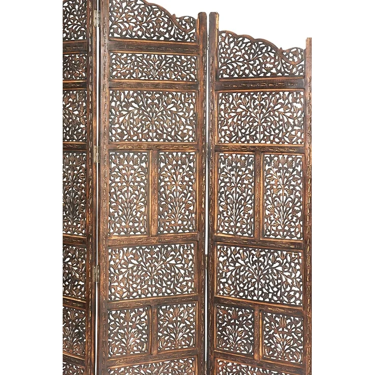 Marrakesch Orient & Mediterran Interior Paravent Orientalischer Paravent Saraswati 180cm, Raumteiler, Sichtschutz, Handarbeit – Bild 3