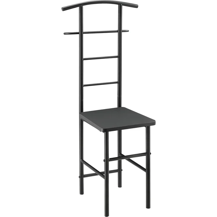 Herrendiener Stuhl Anaheim 107x45x45 cm Dunkelgra en. casa – Bild 1