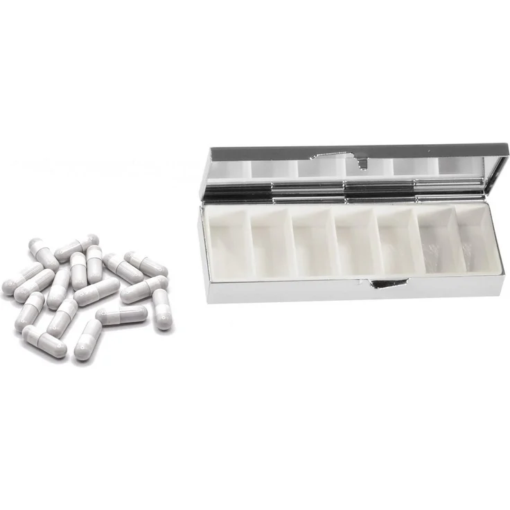MediMuc Pillendose für 7 Tage von Fridolin - mit Spiegel - Modellauswahl, Tablettendose, Pillendose, Tabletten Organizer, Tabletten Dose – Bild 2