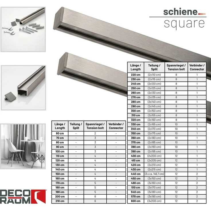Deco-Raum® | Länge: 340cm | Material: | Farbe: – Bild 7
