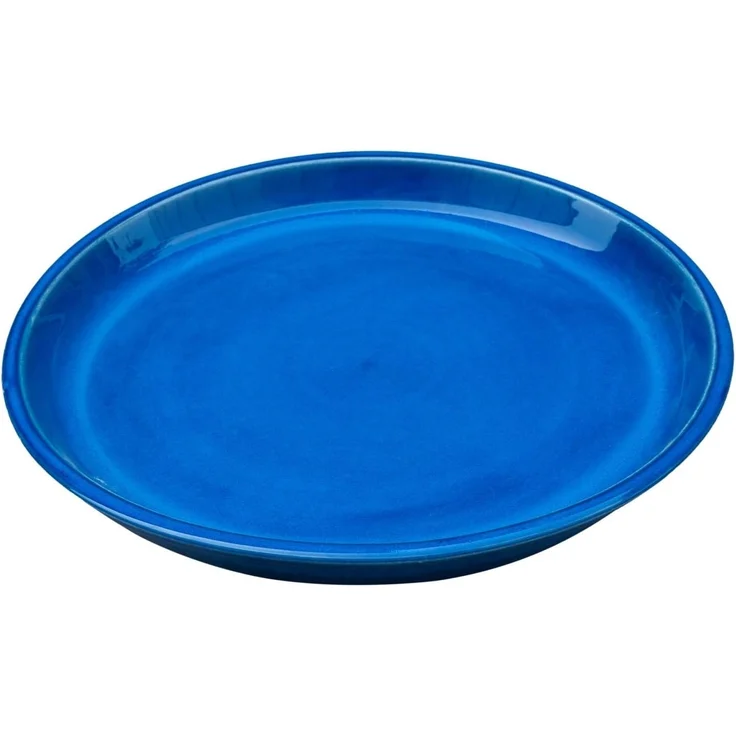 Pflanzteller Untersetzer für Pflanzgefäße 24cm Royal Blau Vogeltränke frostfest – Bild 1