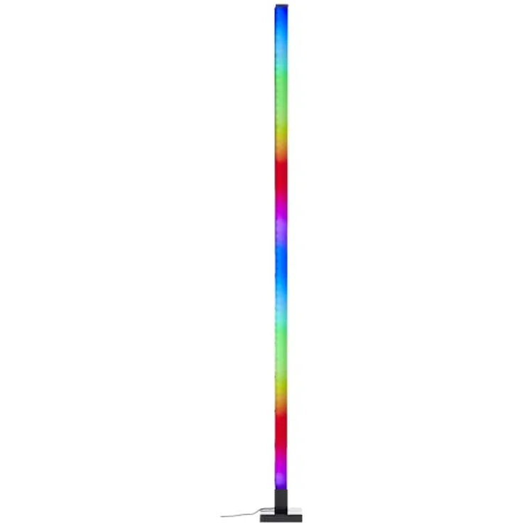 BreLight LED Stehlampe Neele LED Stehleuchte, Dimmer, Dimmfunktion, dimmbar über Fernbedienung, LED fest integriert, RGB, 150 cm, digitales RGB, Musiksensor, zerlegt mit Aufbauanleitung – Bild 7