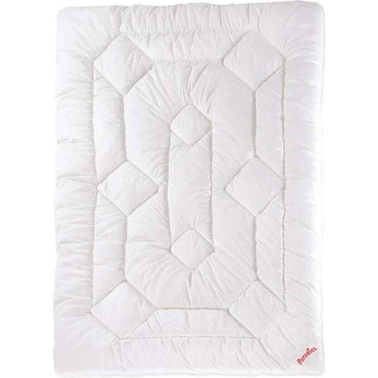 Paradies Kunstfaserbettdecke Prima Bio, Füllung: 100% Polyester, Bezug: 100% Baumwolle kbA, warme, bauschige Winterdecke – Bild 4
