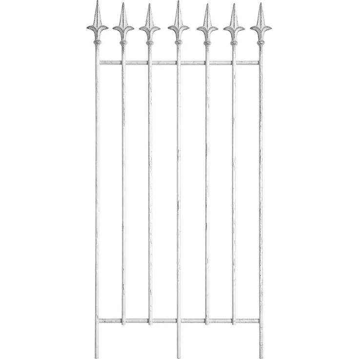 Rankgitter FREYA - 50x0,7x100cm, Metall, Antik-Weiß | Rankhilfe Kletterpflanzen Gartendekoration – Bild 4