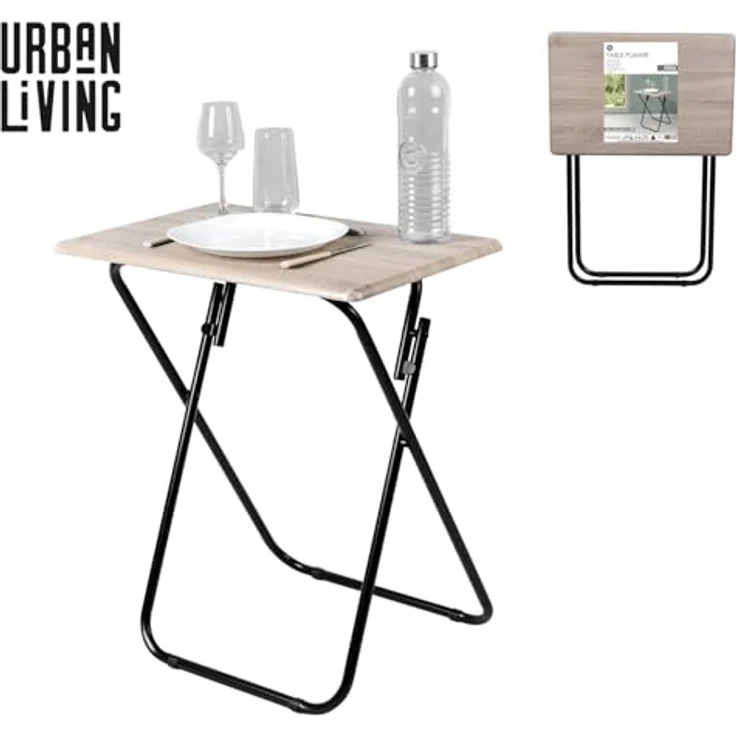Urban Living PRAKTIK 40 x 60 x 71 cm Klapptisch Beistelltisch 37768 – Bild 3