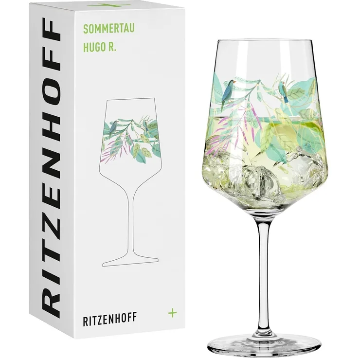 Ritzenhoff 2931017 Aperitifglas #17 SOMMERTAU HUGO von Anna D'Andrea 2024 in Geschenkbox