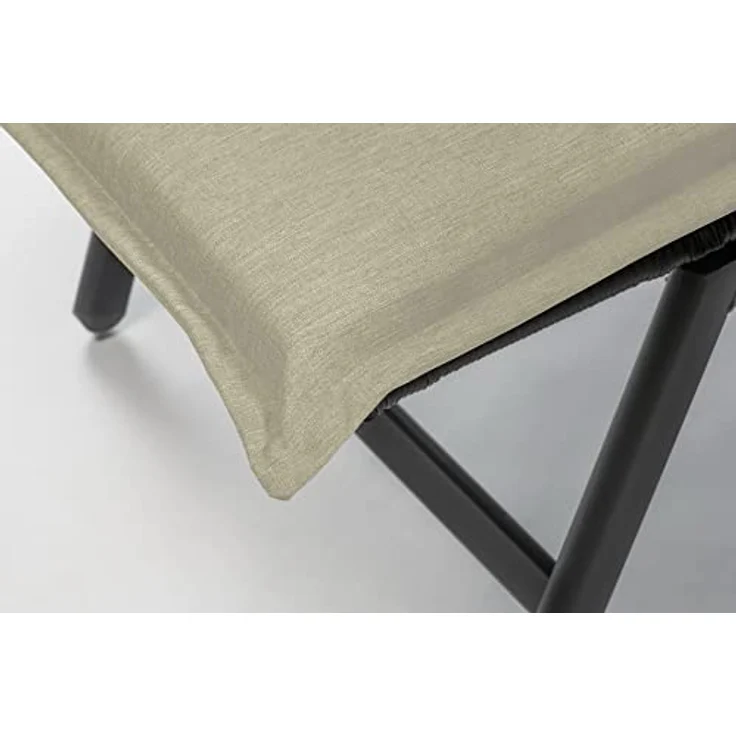 sunnypillow Liegenauflage für Gartenliege, Polyester creme, 190 x 60 x 9 cm – Bild 6