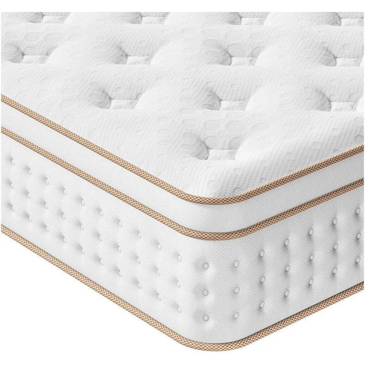 Taschenfederkernmatratze H3 7-Zonen Matratze 26cm hoch 30cm hoch Tonnentaschenfederkernmatratze, Vesgantti, hohe Punktelastizität, Orthopädisch, Mittelfest – Bild 1