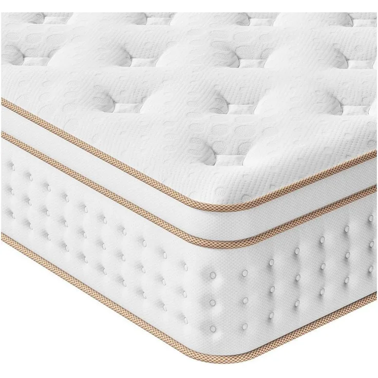 Taschenfederkernmatratze H3 7-Zonen Matratze 26cm hoch 30cm hoch Tonnentaschenfederkernmatratze, Vesgantti, hohe Punktelastizität, Orthopädisch, Mittelfest
