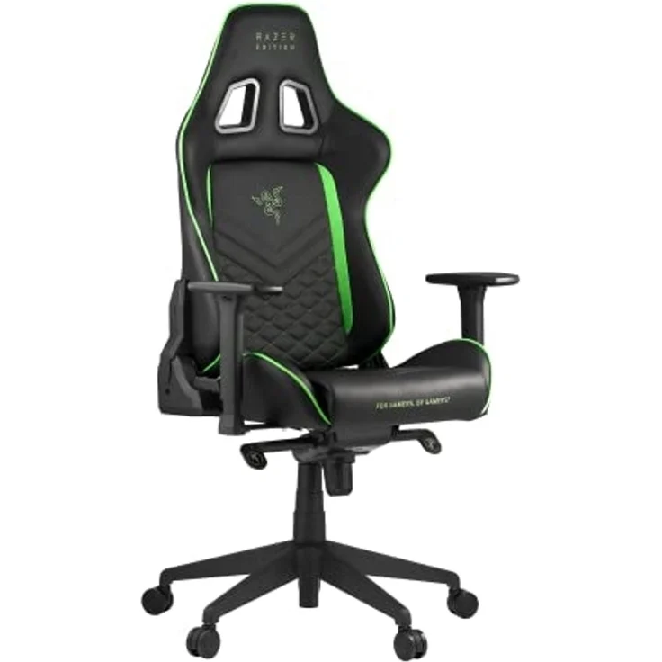 RAZER License TAROK PRO - RAZER™ Edition Gaming Chair by Zen Gaming Stuhl, Schwarz/Grün – Bild 4