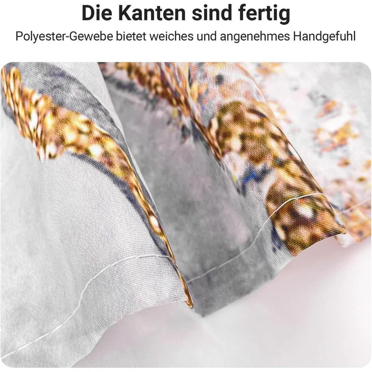 Duschvorhang Marmor 240x180cm Antischimmel Textil Wasserabweisend 16 Ösen 1er – Bild 5